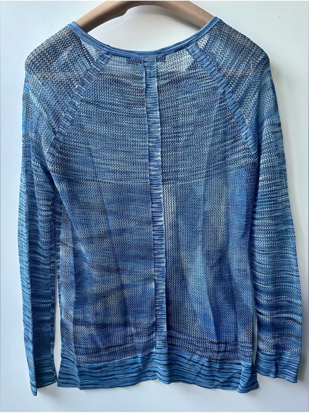 EUC Rag & Bone / JEAN Open Knit Light Blue Sweater Top, size S